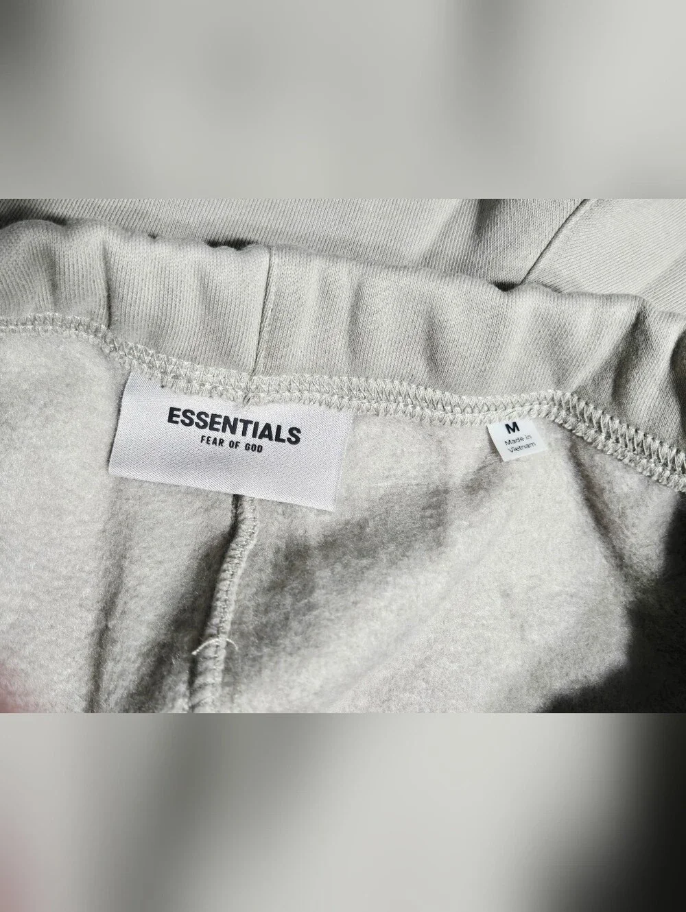Fear of God Essentials Fleece Shorts Moss Green Men's Medium NWT Drawstring